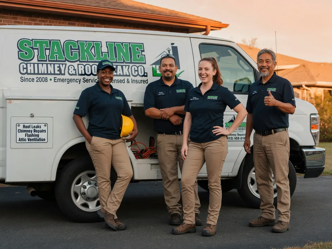 Chimney flashing repair company in Trinity, TX